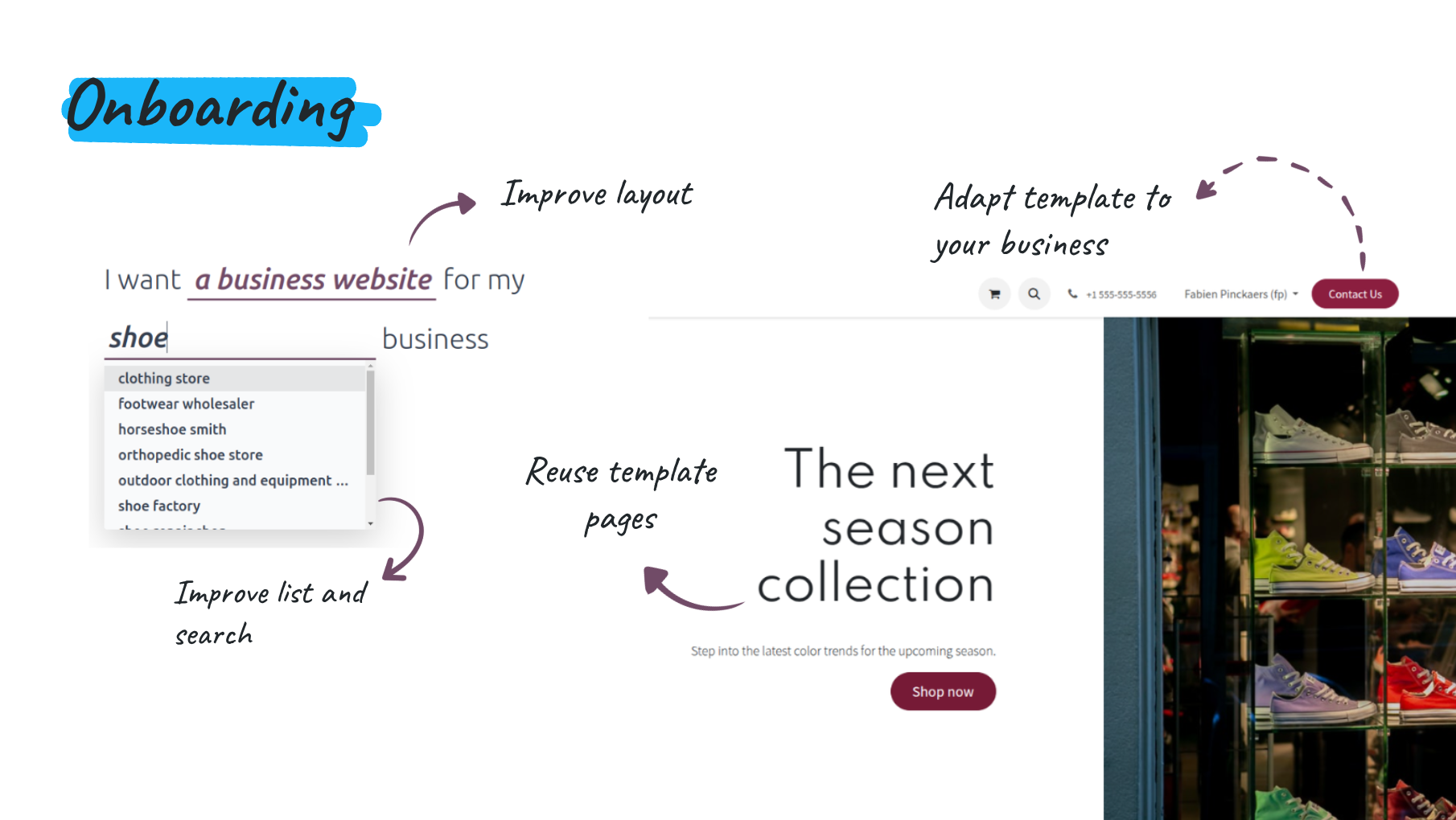 Odoo 19 Website Onboarding