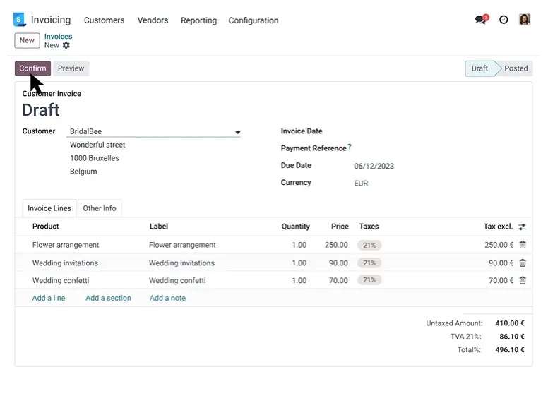 Odoo Invoicing