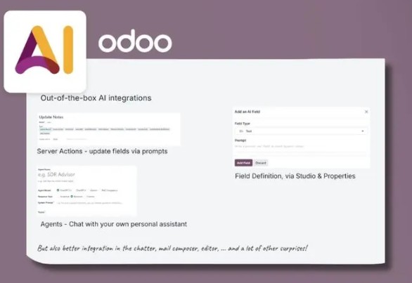 Odoo Robots Odoo KI: Smarte Funktionen für jeden Geschäftsbereich