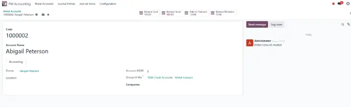 OBS PM Accounting Module