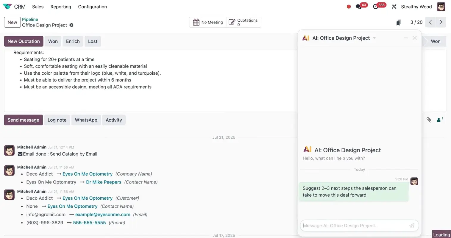 Sales & CRM AI Agent Sales & CRM AI Agent
