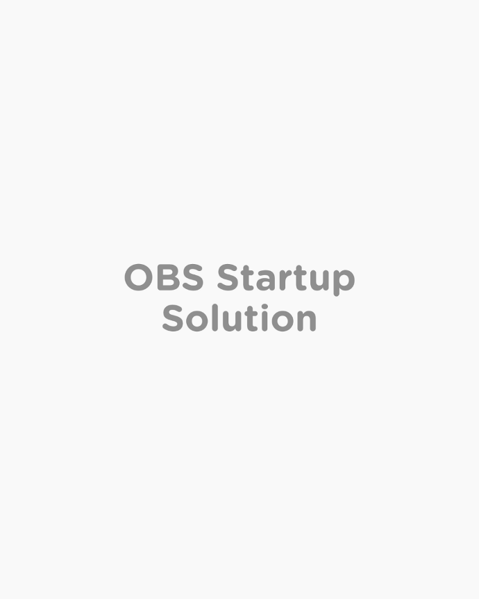 OBS Startup Oplossing