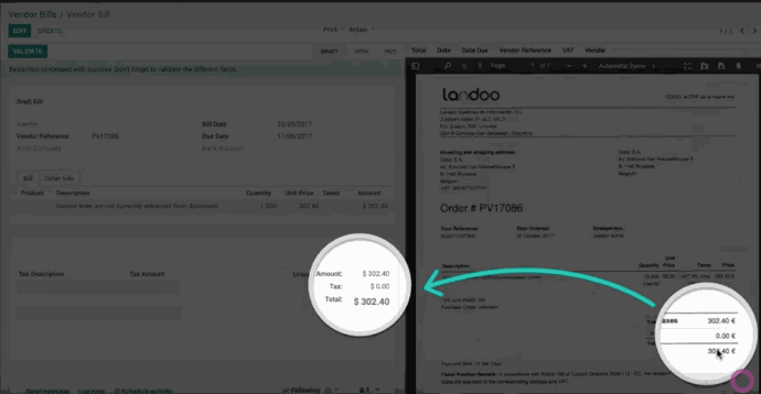 Odoo Automated Fill in