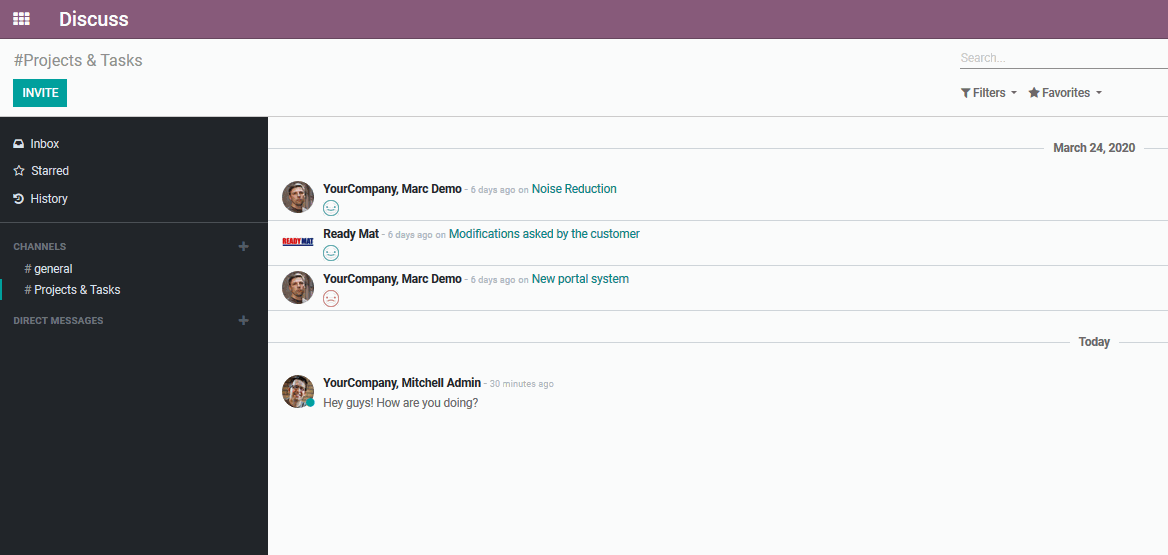 Odoo • Image and Text