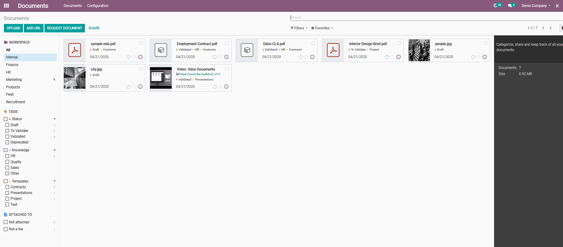 Odoo • Image and Text
