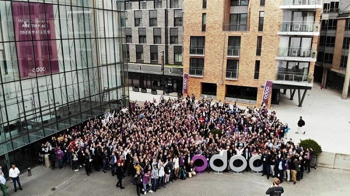 Crowd of Odoo employees Crowd of people