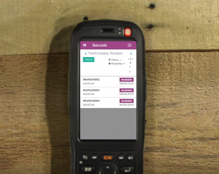 Barcode System fully integrated with Odoo ERP